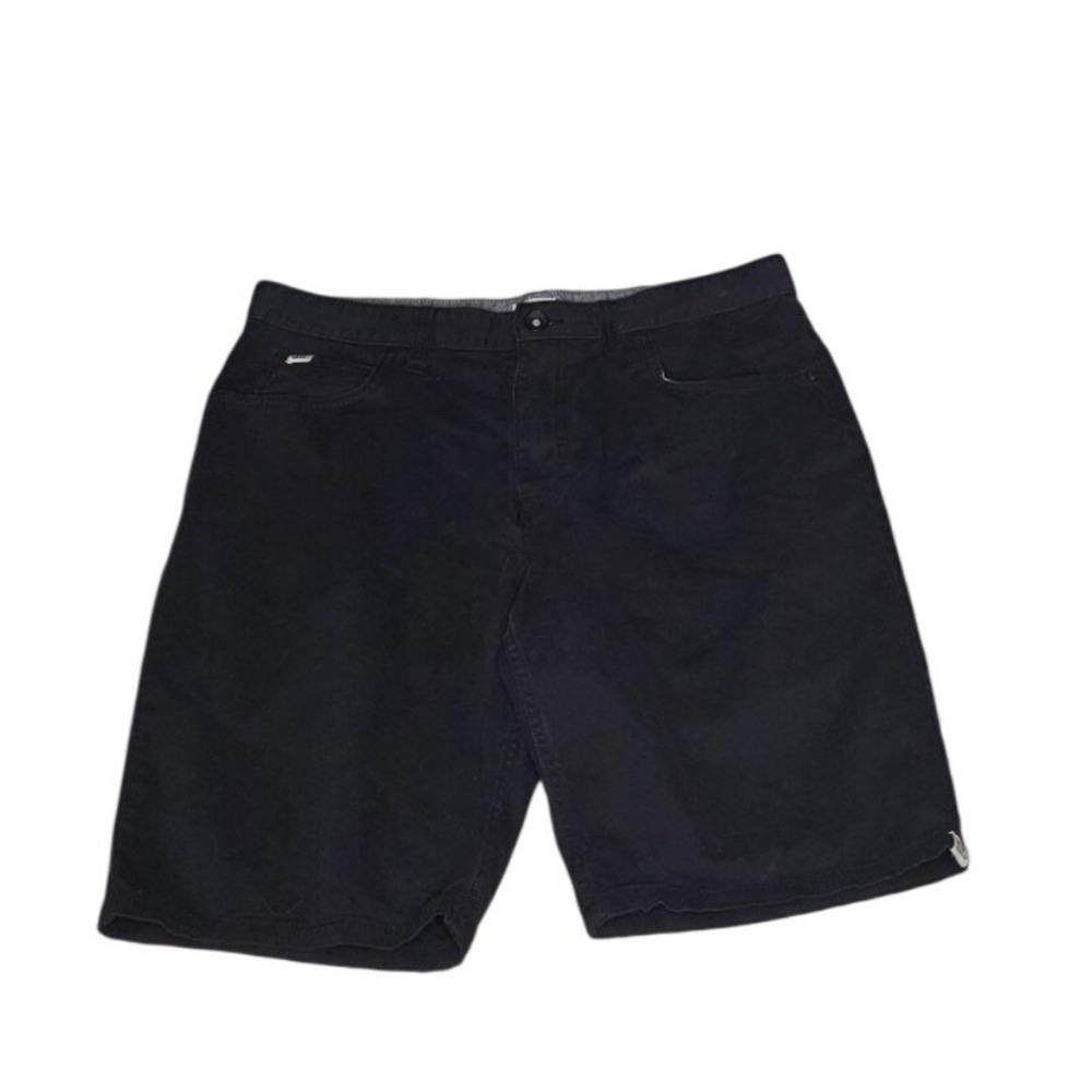 Vans Men's Black Stretch Chino Shorts Size 34 Cotton 10" Inseam